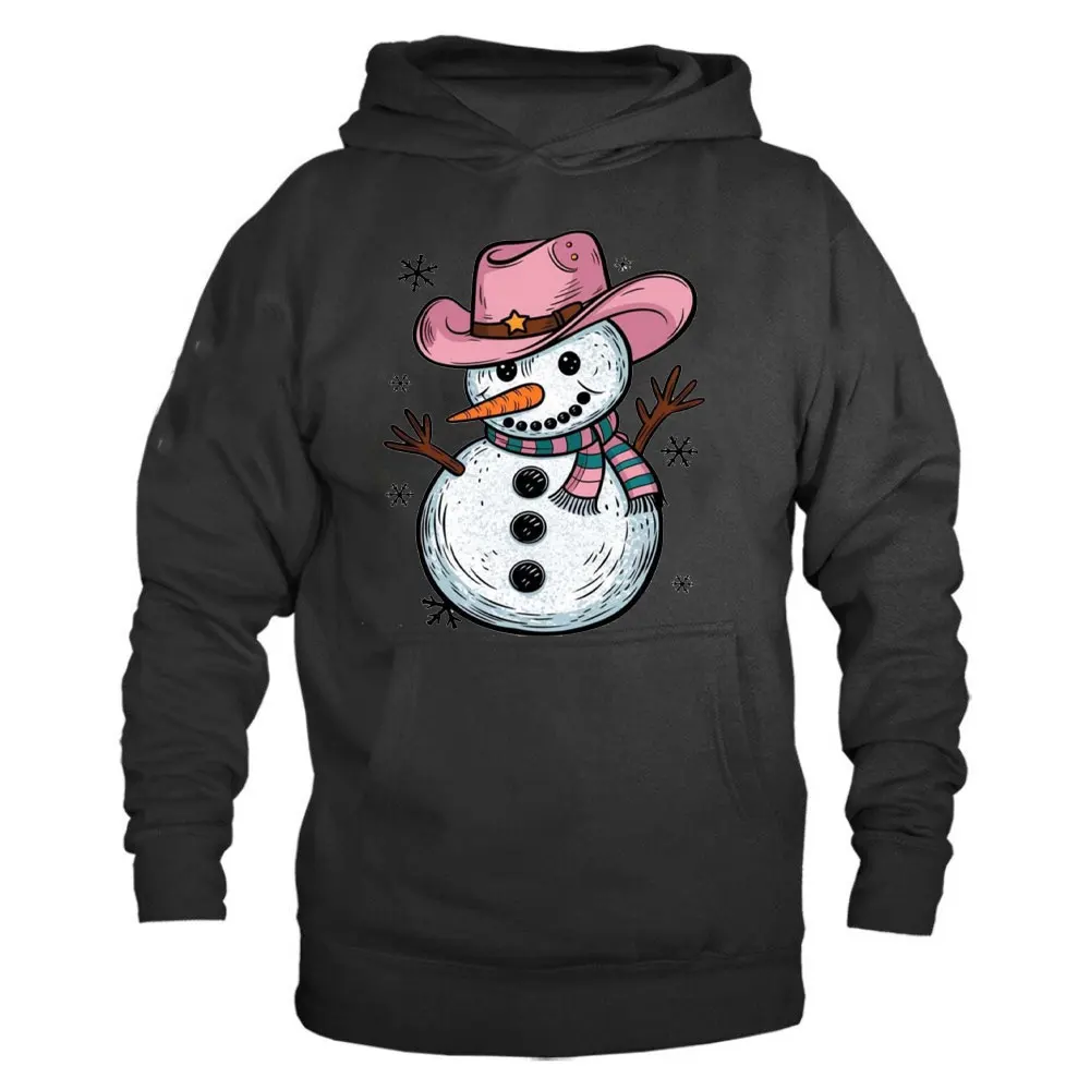 

Западная рождественская толстовка со снеговиком, Рождественская толстовка в стиле вестерн, пуловер с Рождеством, толстовки с забавным принтом, милый спортивный костюм с графическим рисунком