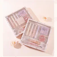 Ensemble de beauté 8 pièces avec rouge à lèvres, correcteur, fard à paupières, sourcils et fard à joues 5
