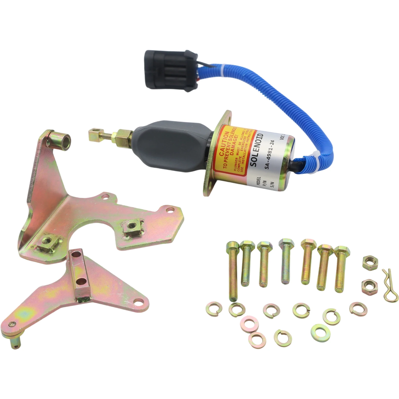 

24V Fuel Stop Solenoid Valve SA-4981-24 For Cummins 5.9L Engine