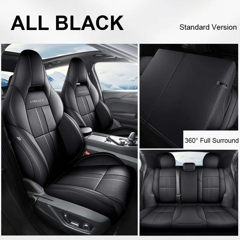 Custom Fit Auto Accessoires Stoelhoezen Full Set Kunstleer Voor Lynk & Co 01 Ev 2021-2024 Met Voor-En Achterste Rij Fullset