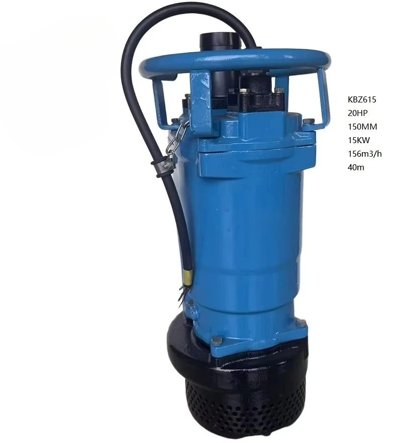 مضخة 15 كيلو وات جهد مخصص pSubmersible Dredging Mud PumKBZ615 20HP الحمأة الكهربائية