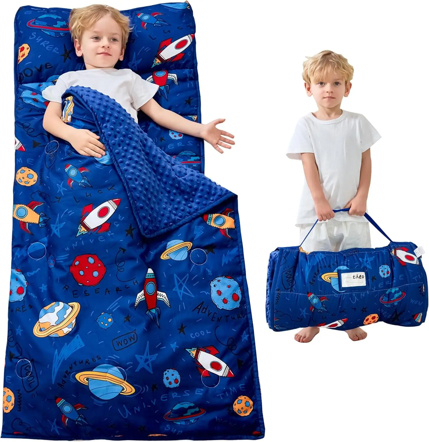 

Очень большой матрас-коврик для малышей с подушкой и одеялом, мягкий спальный мешок для детского сада, путешествий и кемпинга