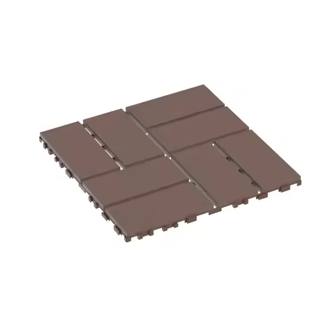 Plastic Interlocking Deck Tiles,44 Pack Patio Deck Tiles,12"x12" Square Waterproof Outdoor All Weather Use, Patio Decking Tiles