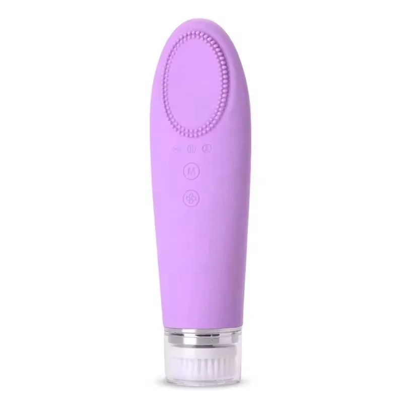 Multifunctional Silicone Face Cleansing Brush Heat Conduction Eye Massage Machine for Home Use