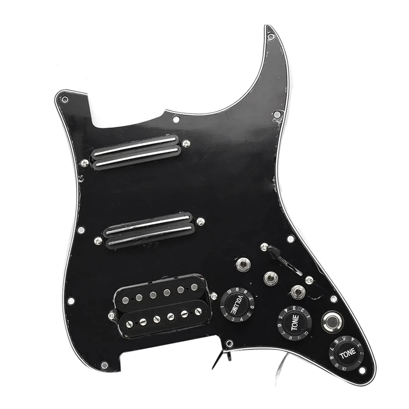 Electric Guitar Pickguard Pickup With Singlecut Wiring Loaded Prewired Guitar Pickguard For Fender Strat Guitar Durable