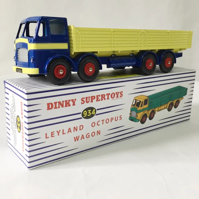 DINKY TOYS Diecast 1:43 Scale LEYLAND Transport Van Truck Alloy Model Finished Simulation Collection Gift Toys Static Display