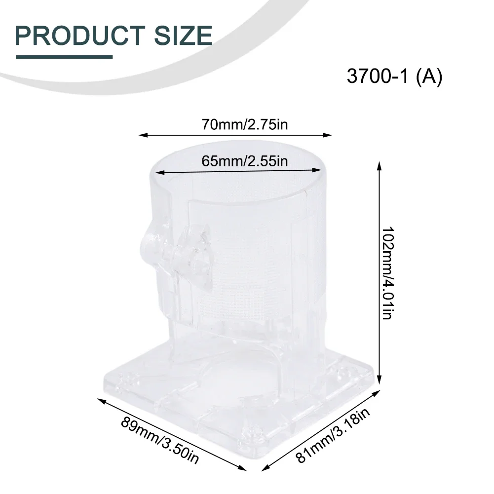 

1pcs Base Of Trimming Machine Base Plunge Router Base Transparent Woodworking Machine Shield Machine Power Tool Accessories