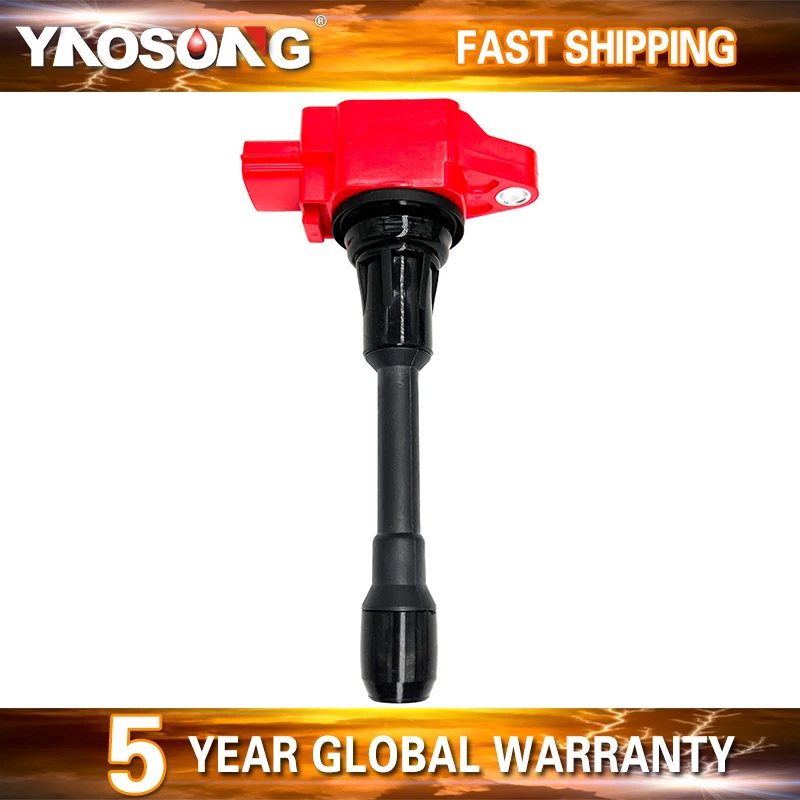 1PCS HIGH PERFORMANCE IGNITION COIL UF549 22448-JA00C FOR NISSAN Sentra Tiida March Versa Cube Altima X-Trail L4