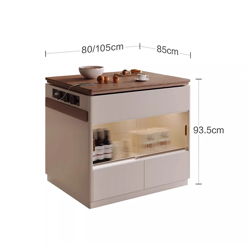 For Luxury Utility Kitchen Islands Nordic French Glamour Unique Kitchen Islands Vintage Aesthetic Islas Cocina Mueble Furniture