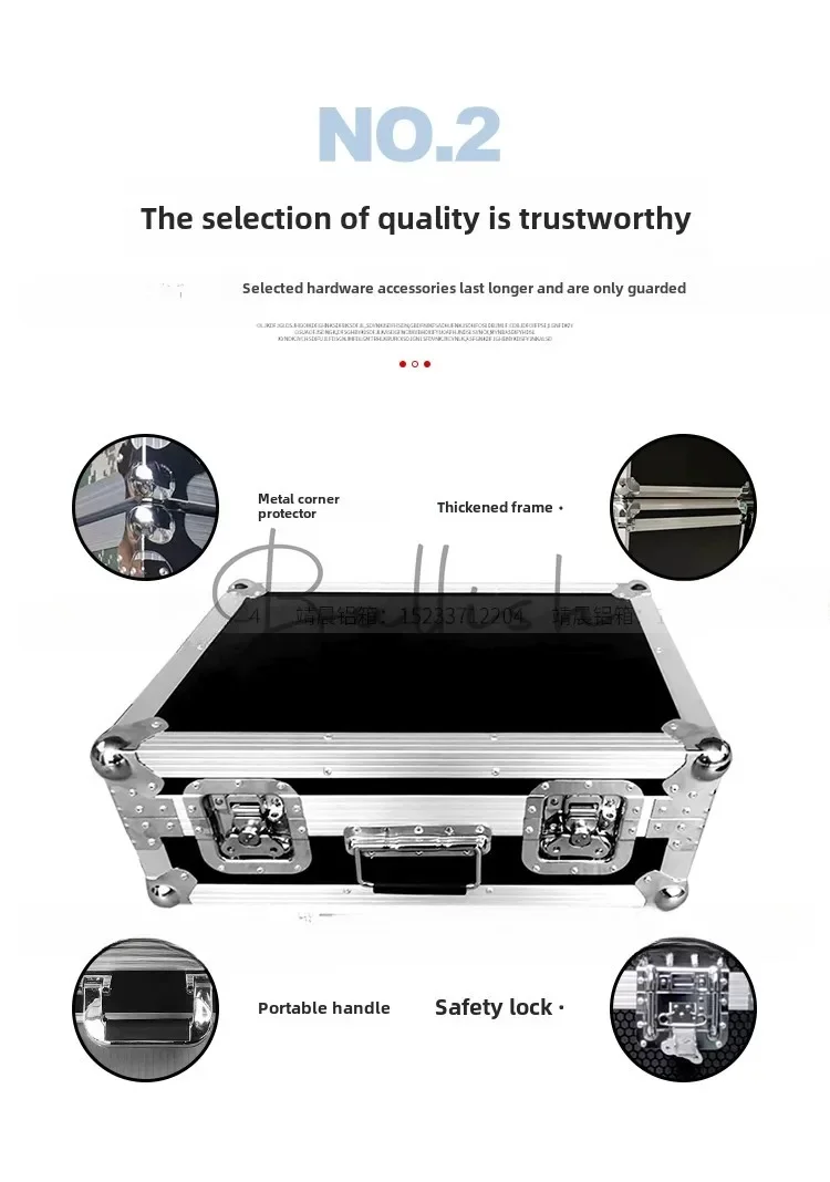 Aluminum box Air Customized aluminum alloy Trolley rod  Instrument Equipment