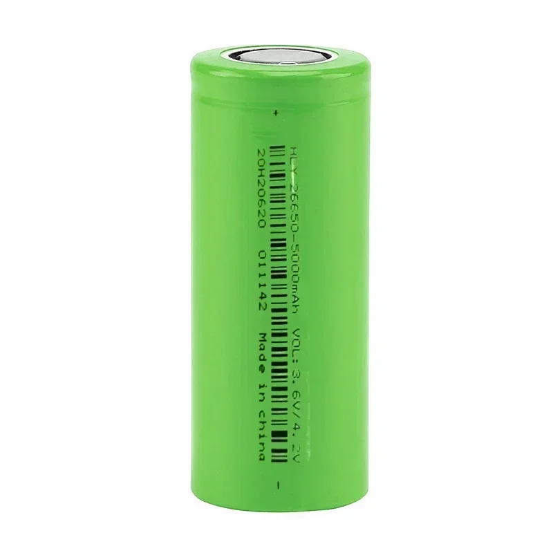 26650 batería de alta capacidad 26650 5000mah 3,7 V Li-ion para linterna baterías de energía 26650 batería recargable de litio