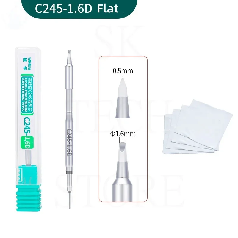 T245 D Series Soldering Iron Tips Replacement Various Models Of Electric Soldering Iron Tip For Mobile Phone Disassembly Welding