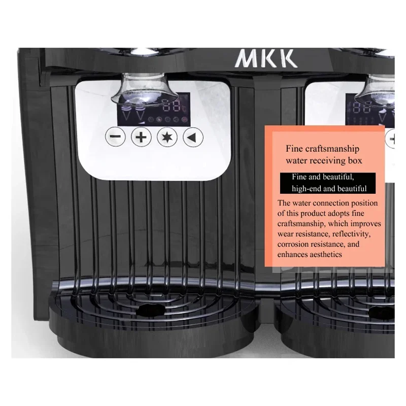 

Машина для приготовления слякоти с двойным баком, 600 Вт, машина для плавления снега, коммерческая машина для приготовления смузи, слякоти