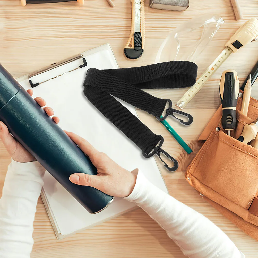 حزام كتف من النايلون قابل للتعديل لأنبوب تخزين الملصقات، حزام حقيبة كروس قابل للاستبدال لأنبوب الفن المحمول #6