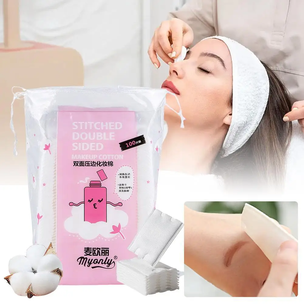 50/100/222PCS Disposable Makeup Cotton Pads Sealed Cotton Puff Nail Art Travel Package Cosmetic Remove Cotton Pads With Bag
