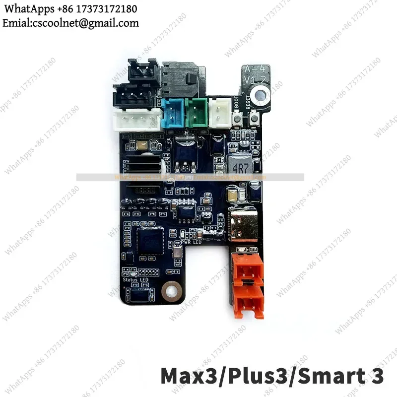 JS03 PCBA Adapter Plate Compatible for QIDI Max 3/Plus 3/Smart 3 – Print Head Mount for QIDI Tech 3D Printer