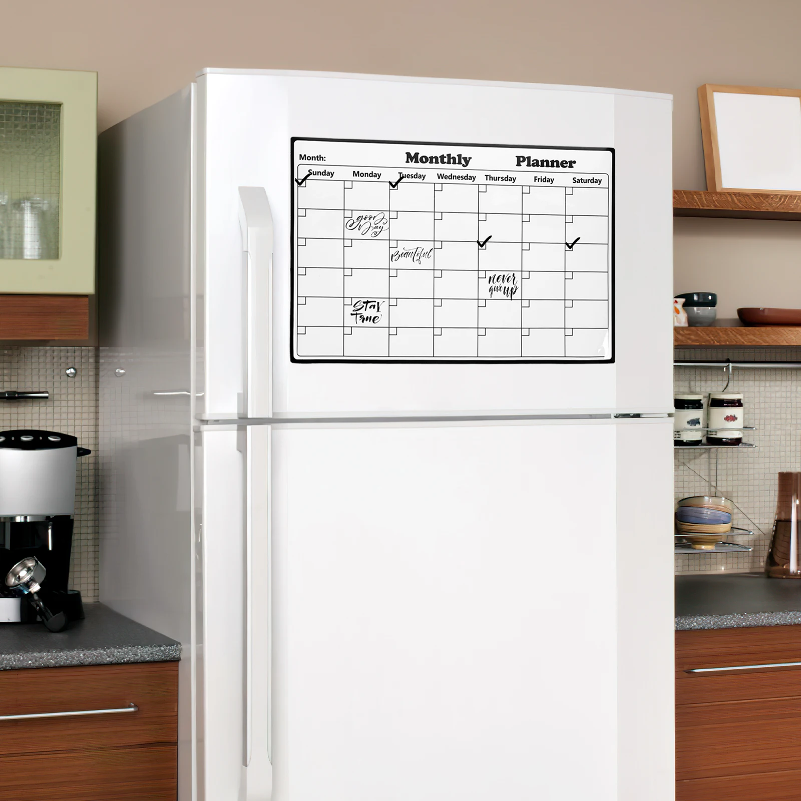 

Magnetic Fridge Calendar Dry Erase Whiteboard Planner Small Size Never Miss Occasions Fridge Planner Board Metal Cabinet Locker