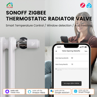 SONOFF TRVZB Zigbee Thermostatic Radiator Valve Smart Home eWeLink App Remote Control Works with SONOFF ZB Bridge-P