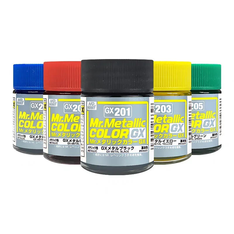 18ml/ Bottle Model Coloring Special Metal Bright Color Paint DIY Resin Doll/ship/motorcycle Model Painting Coloring Pigment
