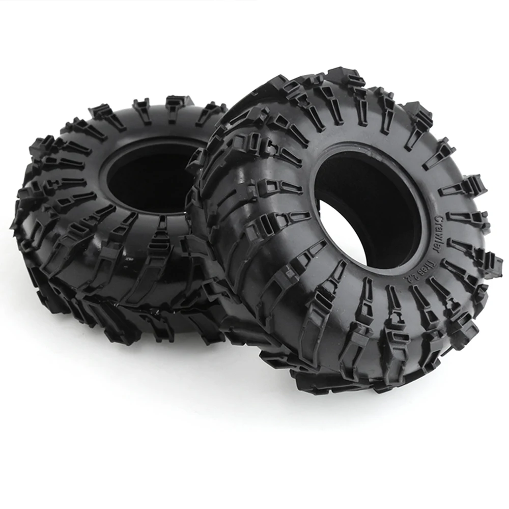 A 4pcs 2.2 Inch Rubber Tire 140*54mm  For 2.2 Wheel 1/10 Rock Crawler Wraith Trax Rr10 Scx10 Wrangler Yeti 90026 90020 90031