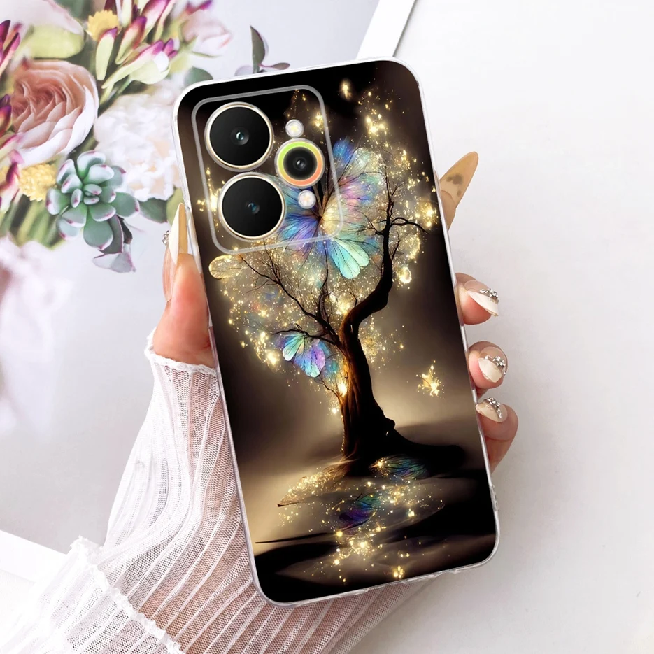 ل Realme 15 برو 5G حافظة RMX5101 الملونة رسمت غطاء واضح سيليكون لينة سليم جراب هاتف ل Realme 15 Realme15 برو 5G قذيفة