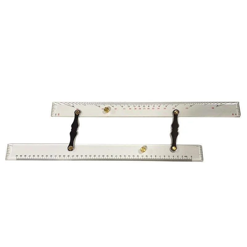 Transparent Nautical Navigation Parallel Ruler Chart Measurement Plotter Parallel Ruler High Precision Nautical Navigation