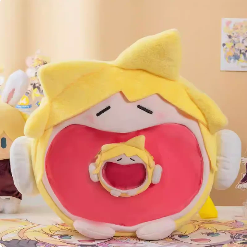 Bolso Bandolera Anime Corazón Kagamine Rin Kawaii Decorado con Kagamine Len, Gran Capacidad, Regalo para Niñas en Festivales