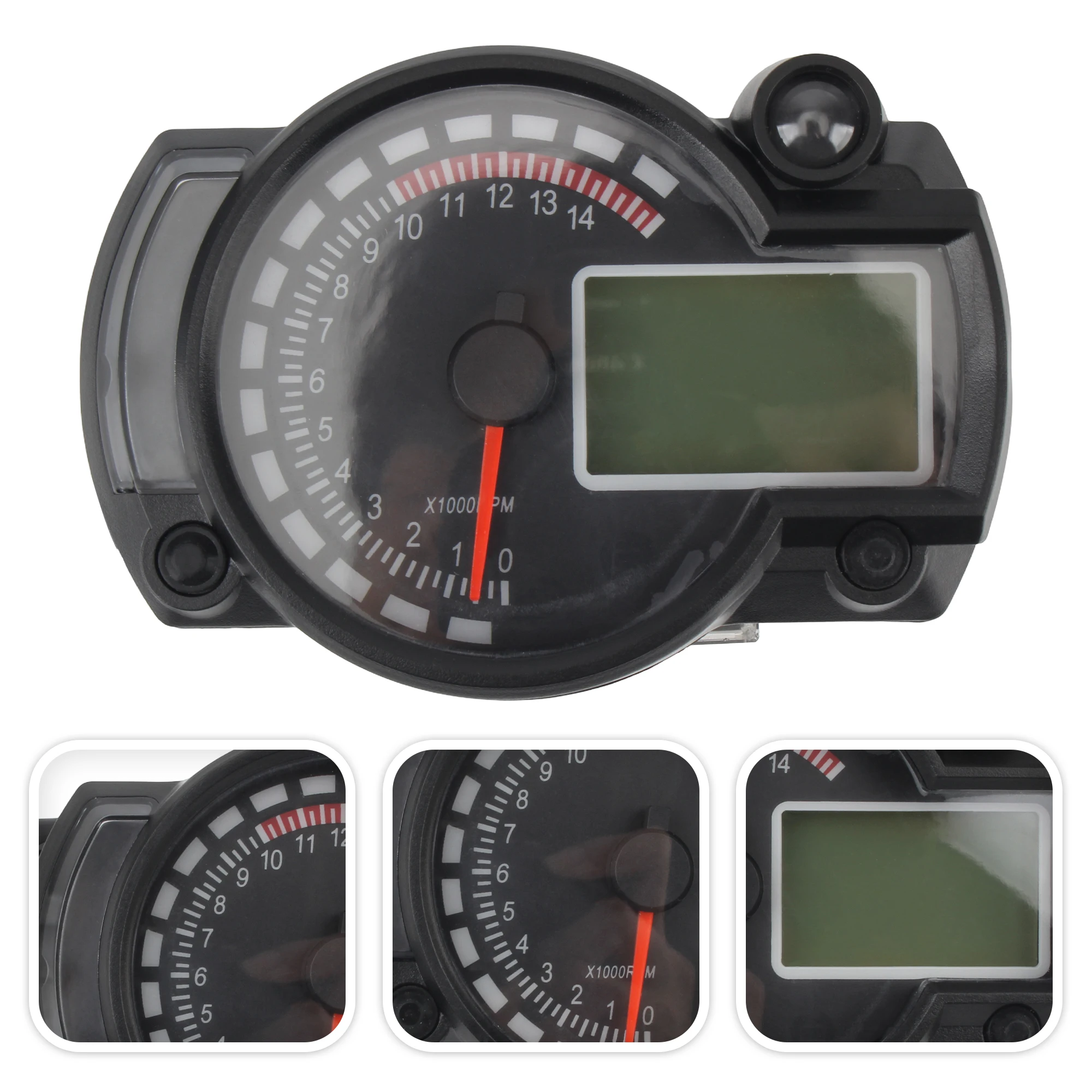 12v Motorcycle Speedometer LCD Digital Odometer Gauge Moto Dashboard Meter for BMW Honda Suzuki Yamaha Supermoto Modified Parts