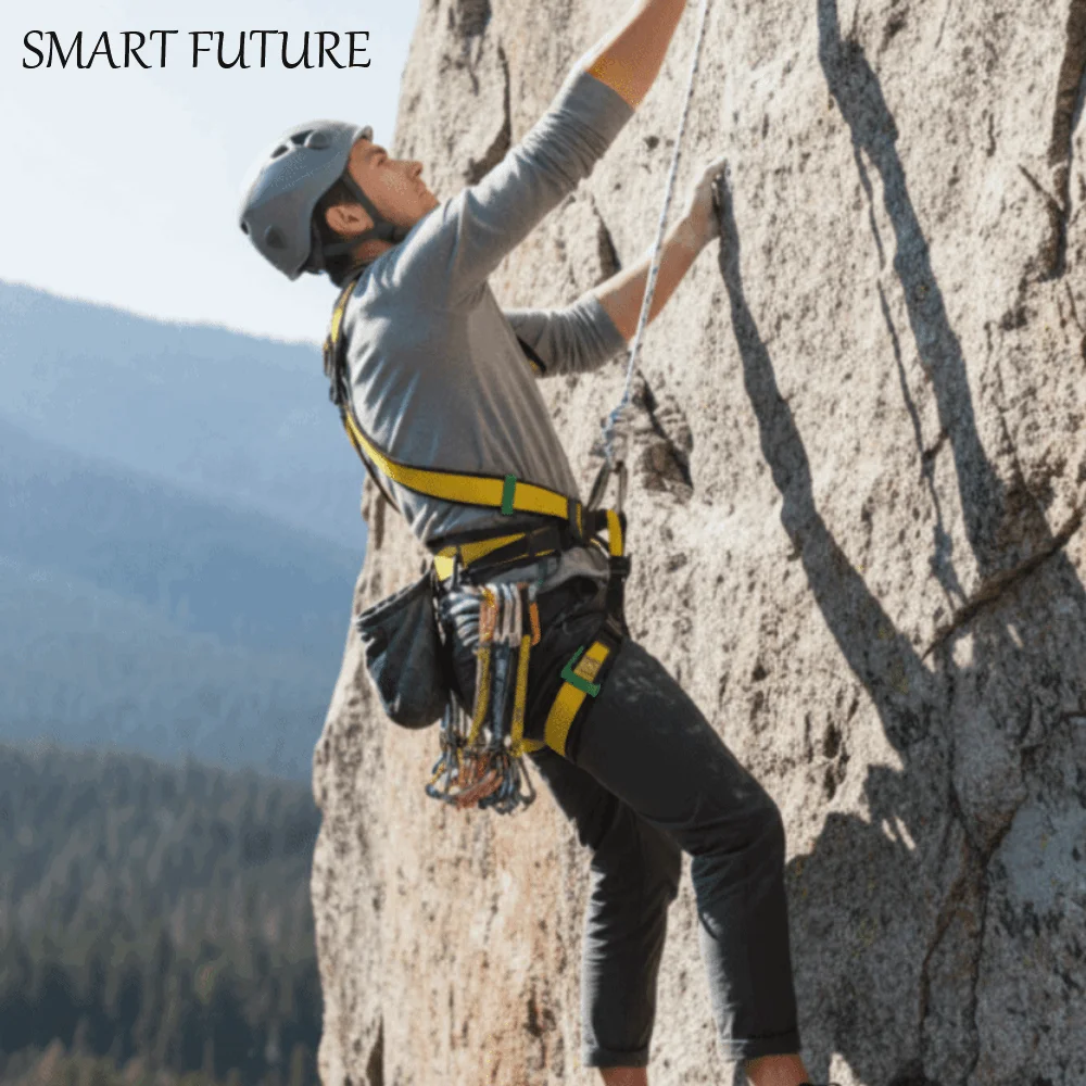 Professional Grade Outdoor Safety Belt Adjustable Quick-Connect Buckle Safety Rope Rope Hook Fall Prevention