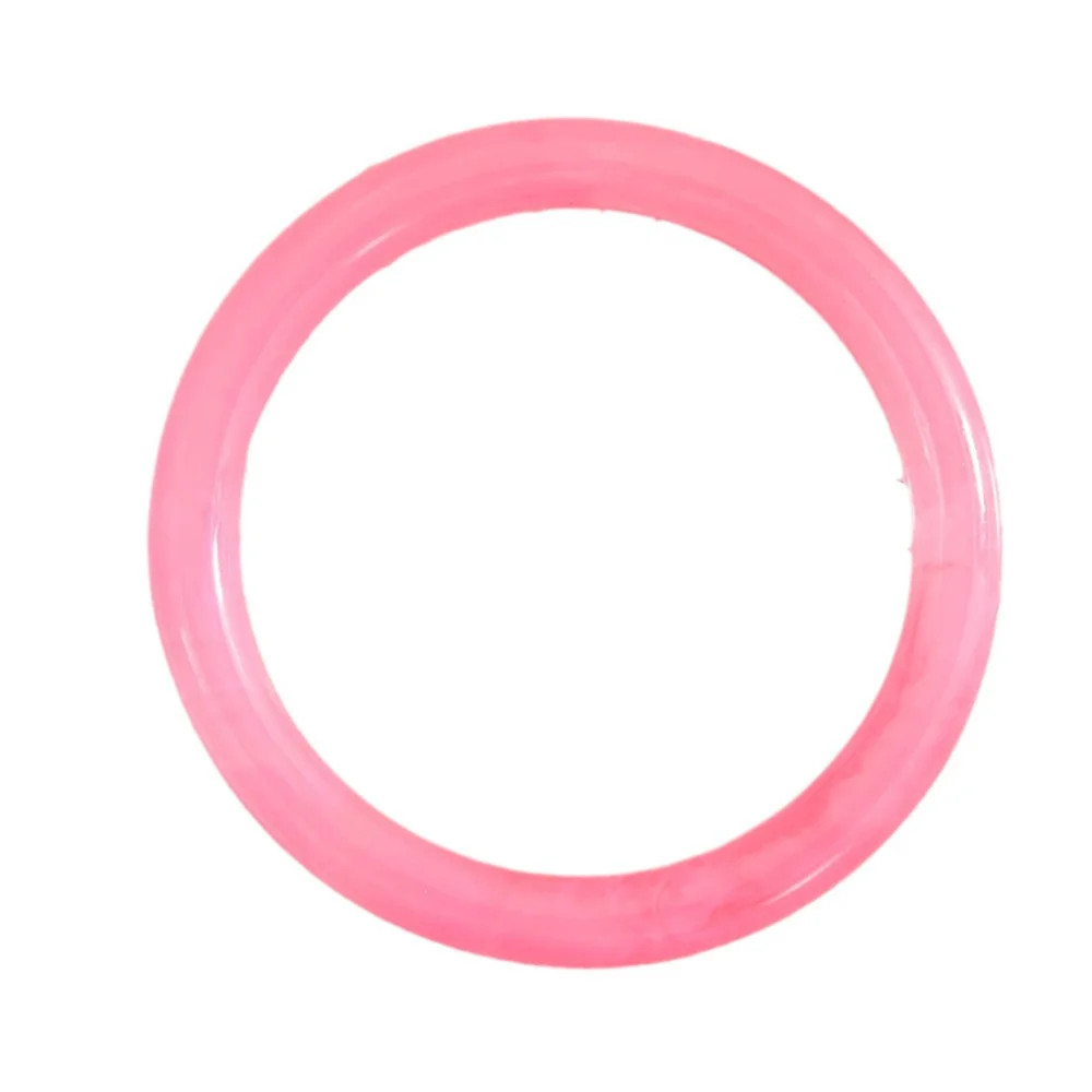 New 8mm Round Candy Colored Acrylic Versatile Bangle Bracelet with Simple Girl\'s Jingle Bracelet Buying A Pair Is Even Better