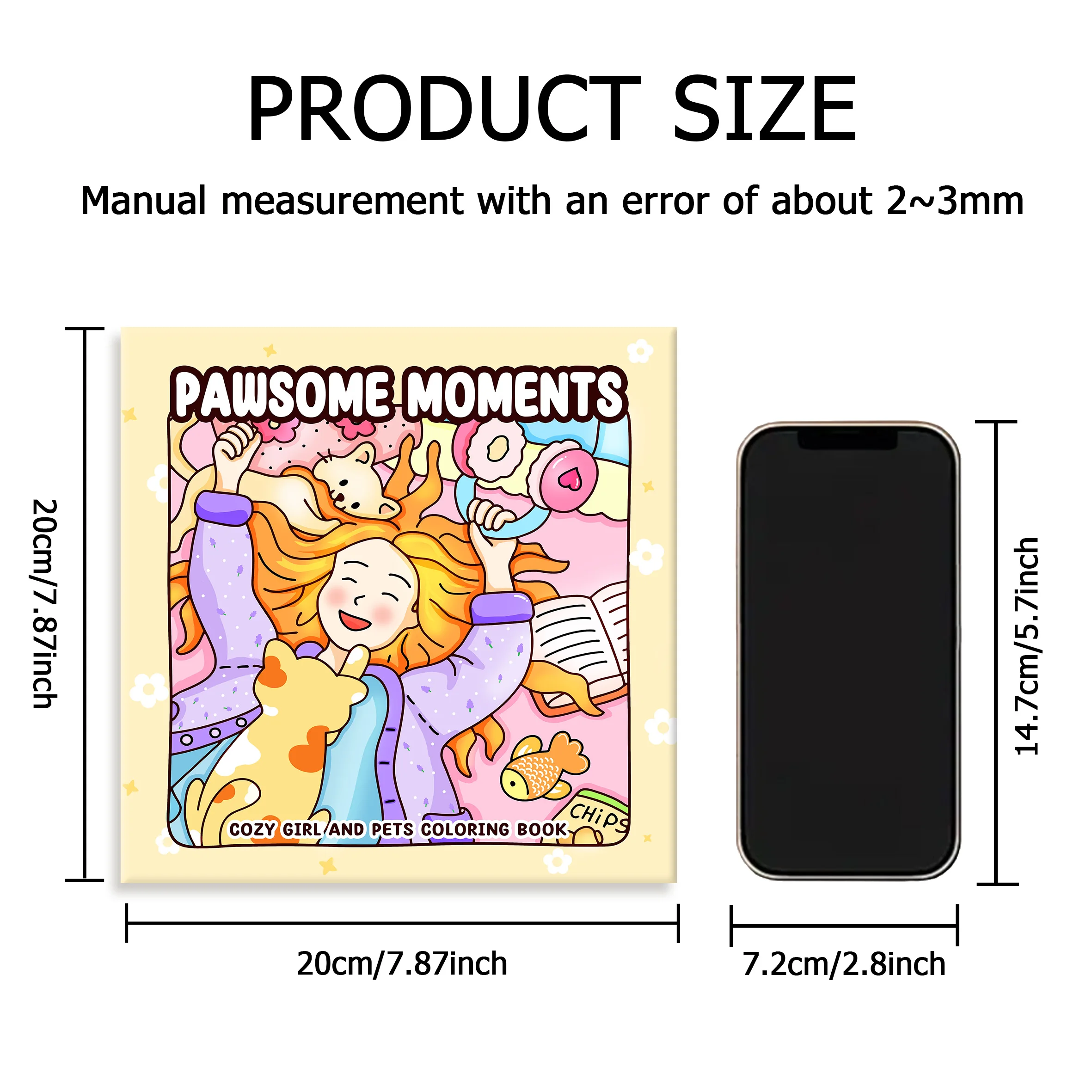 PAWSOME MOMENTS: Coloring Book for Adults Featuring Cute Cozy Daily Activities for Relaxation (Cozy Spaces Coloring)