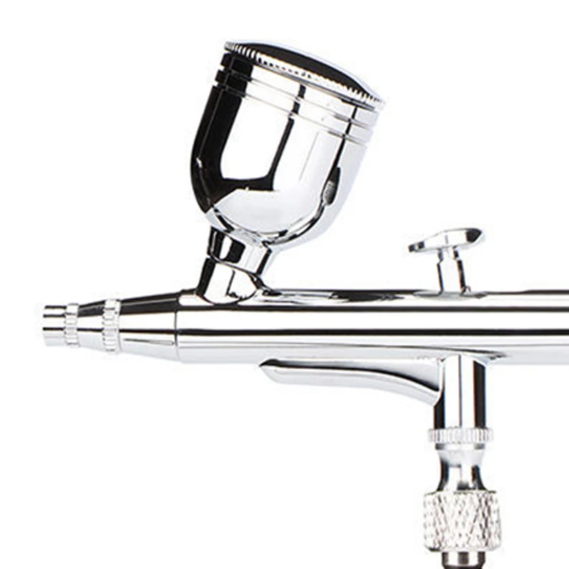 Airbrush Compressor Kit Air Pump for Model Painting Nail Art Furniture Multi-Function Model Spray Gun Set with 0.3mm Nozzle