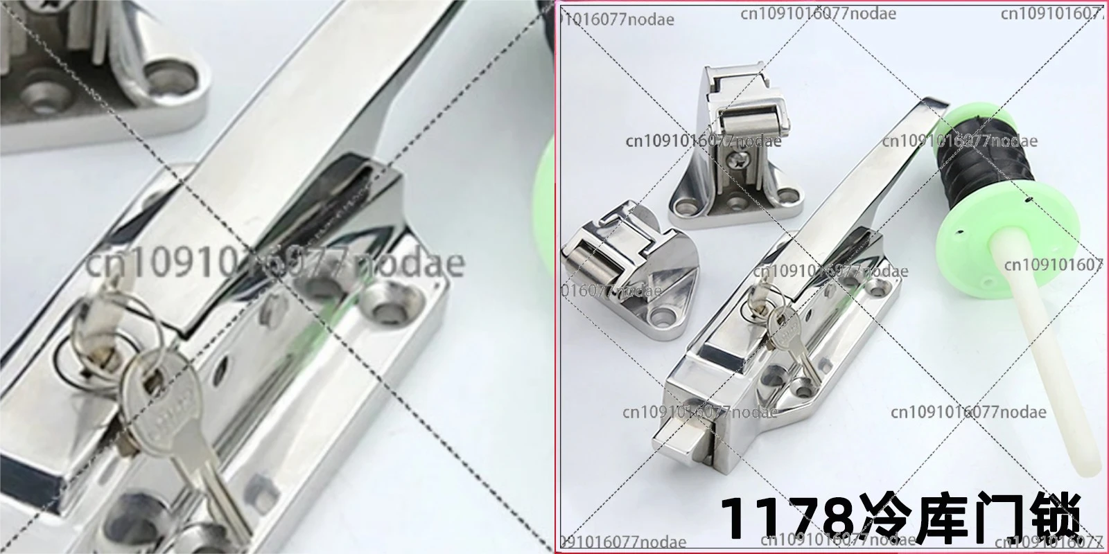 Cold Storage Door Handle Constant Greenhouse Culture Chamber Sealed Box Drying Compartment Handle Lock Oven Oven Handle