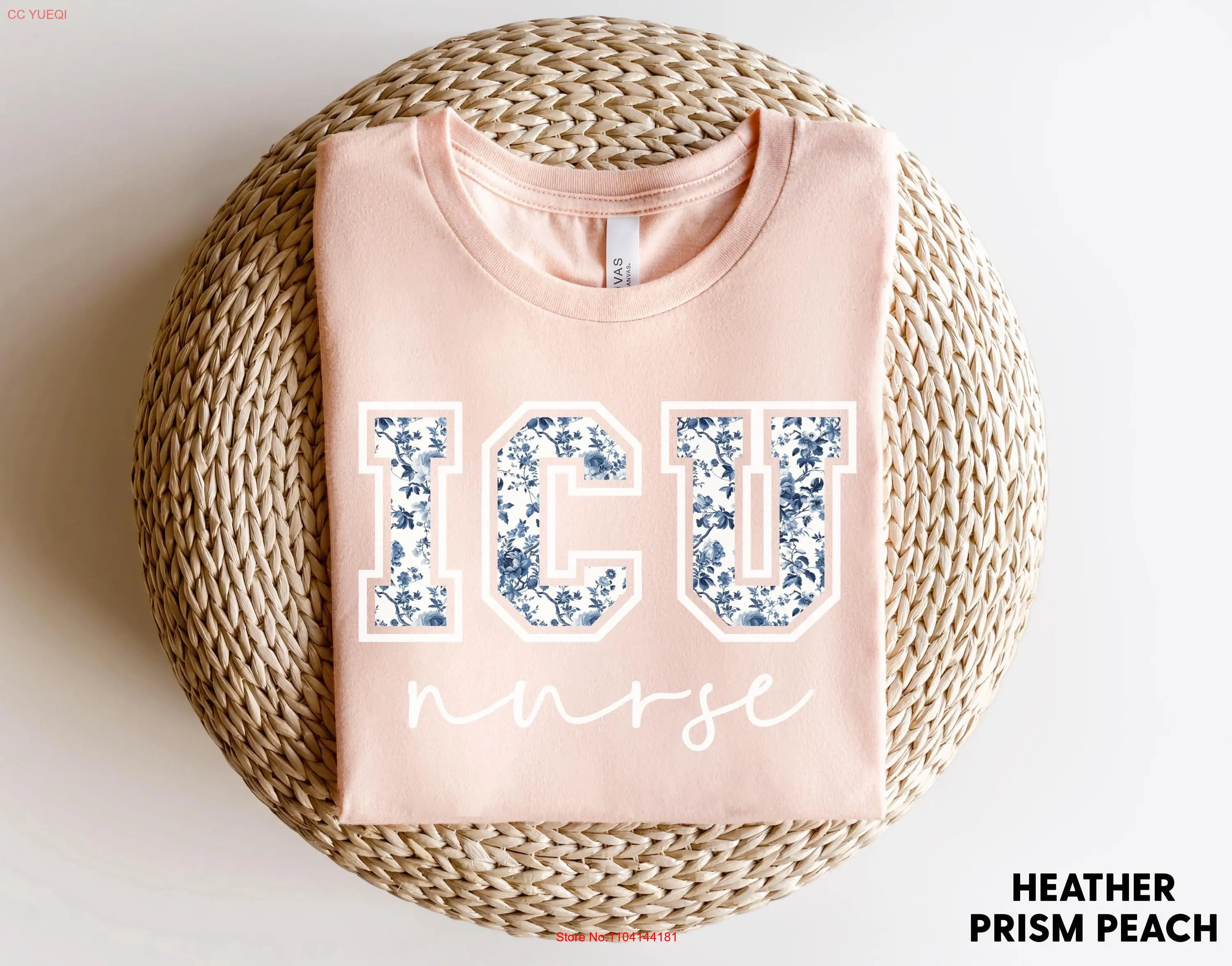 Camiseta de enfermera ICU, unidad de cuidado intensivo para RN, bonita escuela de enfermería, graduación, mangas largas o cortas registradas