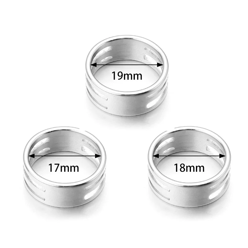 1pc 17/18/19mm Stainless Steel Jump Ring Opening Tools Closing Jewelry Tools For DIY Jewelry Making Bead Pliers Opening Tools