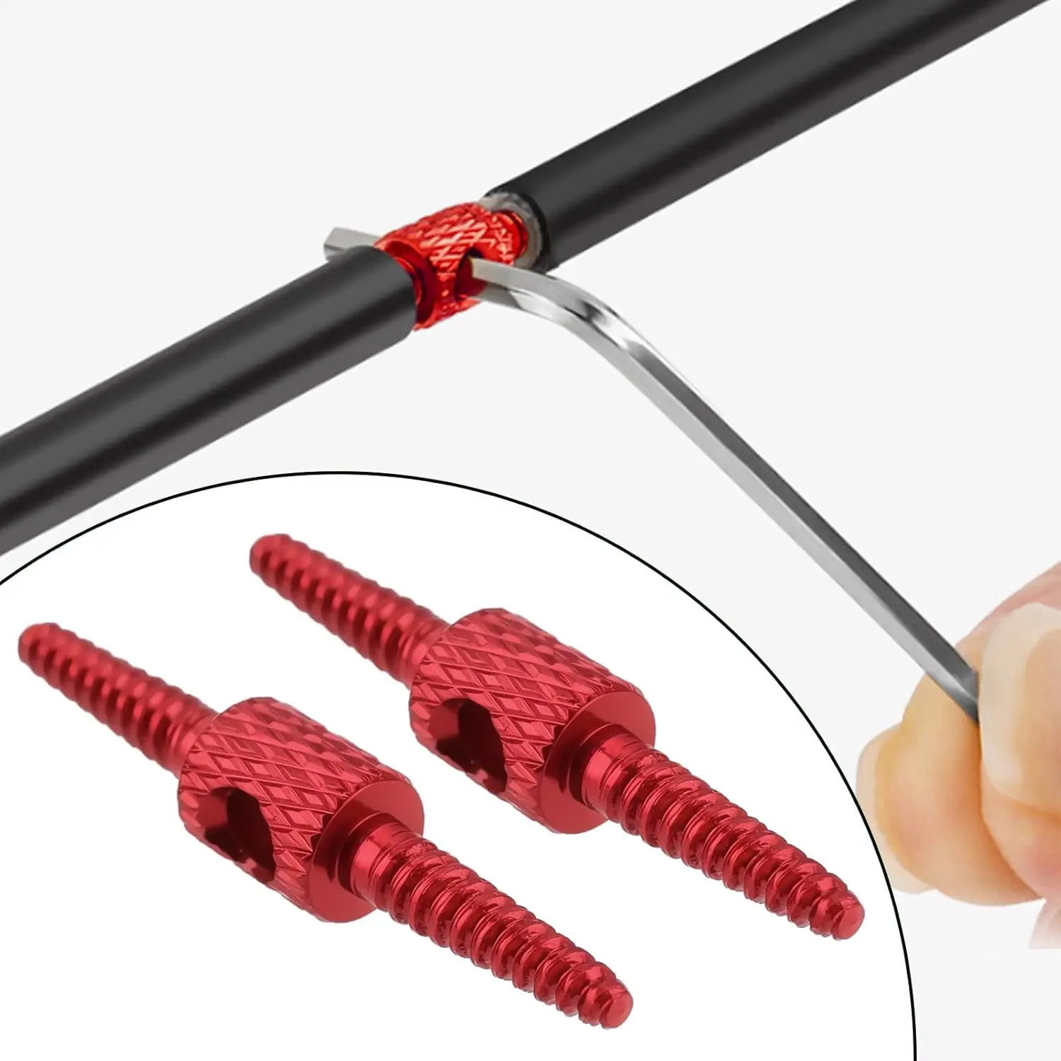 AliExpress NONE 4pcs Bike Thread Brake Shift Hose Cable Guide Routing Adapter Joint Connector Internal Cable Routing Tool Housing Replacement