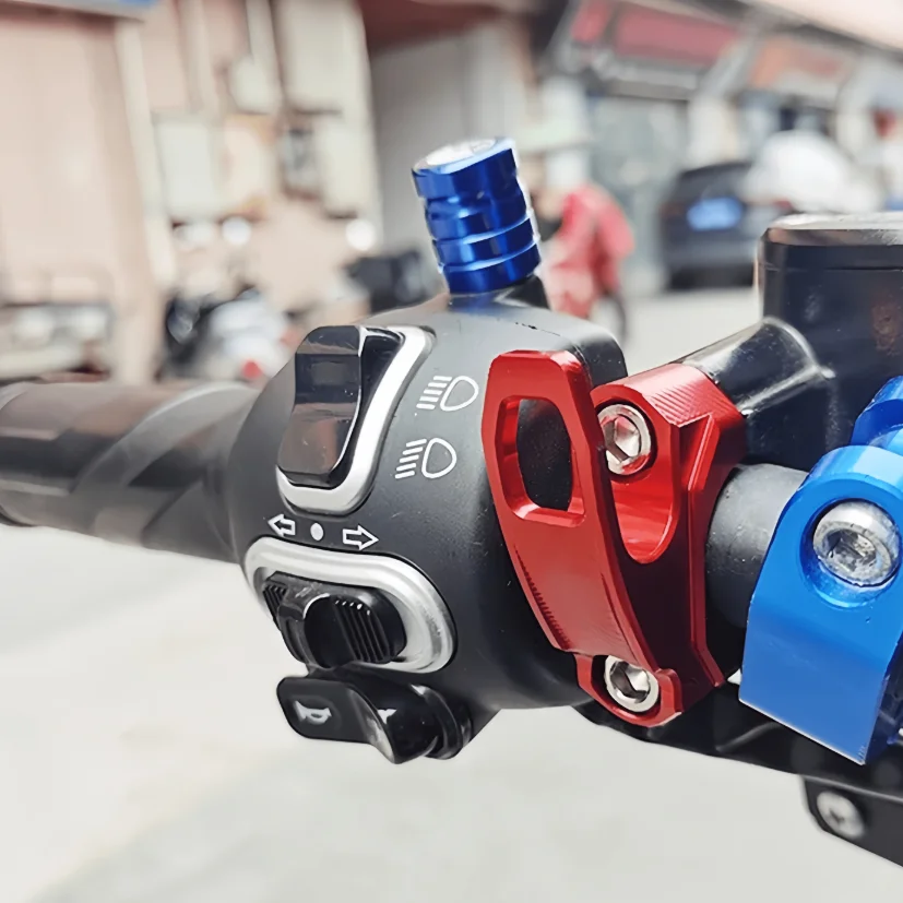1pc Motorcycle Luggage Helmet Hook Aluminum Mount Motorcycle Scooter Holder Bag Hanger Multi-functional Hook Accessories