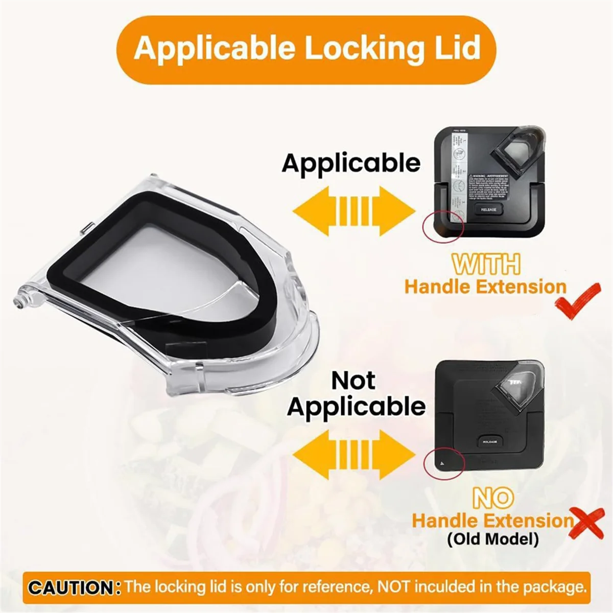 FZFZ 2PCS 블렌더 뚜껑 교체 스파우트 커버 뚜껑 잠금 용 블렌더 상단 부품 72oz 피처 BL610 BN751 BN801 BN750