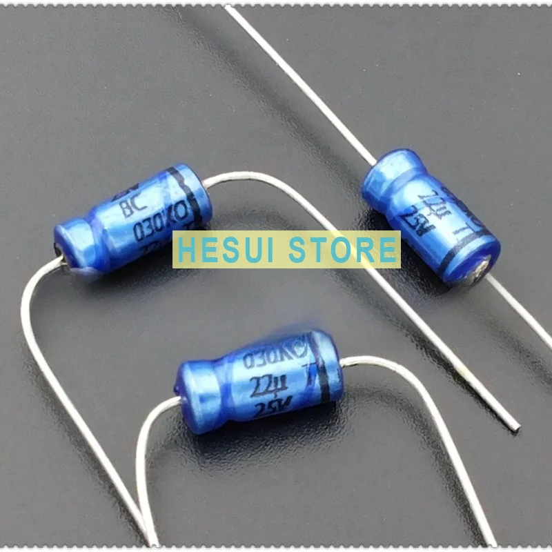 VISHAY BC 030KO 22uF 25V Axial copper pin, electrolytic capacitor