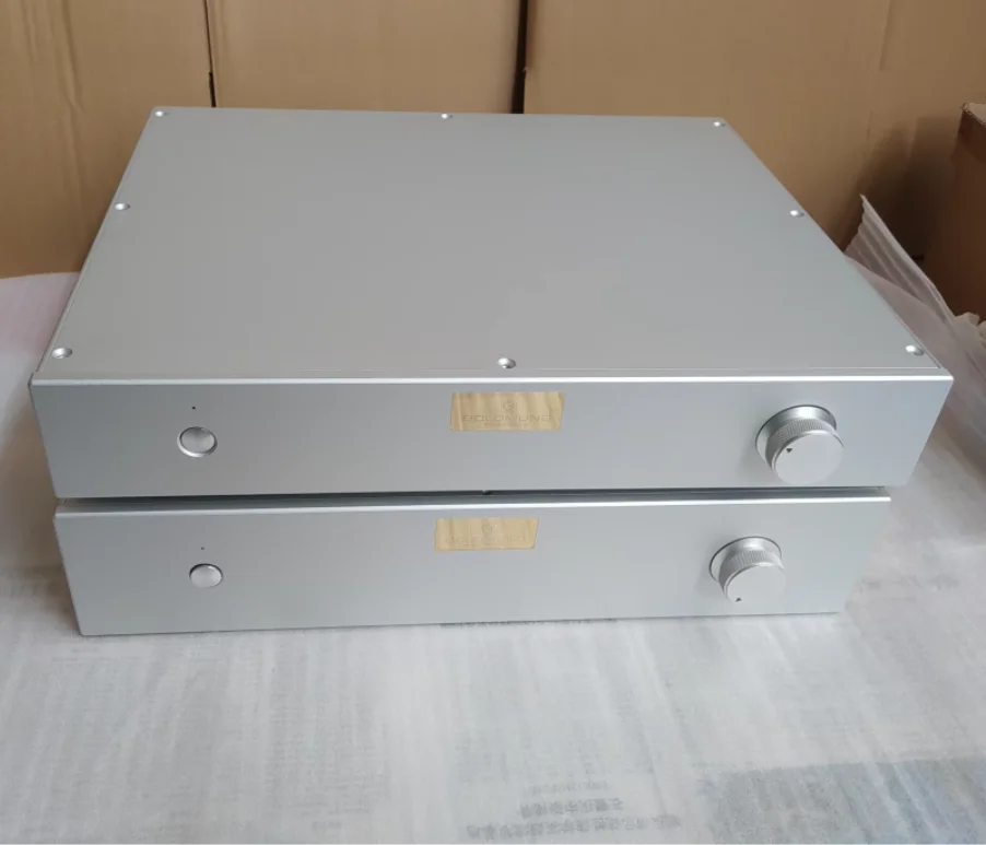 

Goldmund All aluminum amplifier chassis / Preamplifier case / AMP Enclosure DIY box (430 *70*340mm)