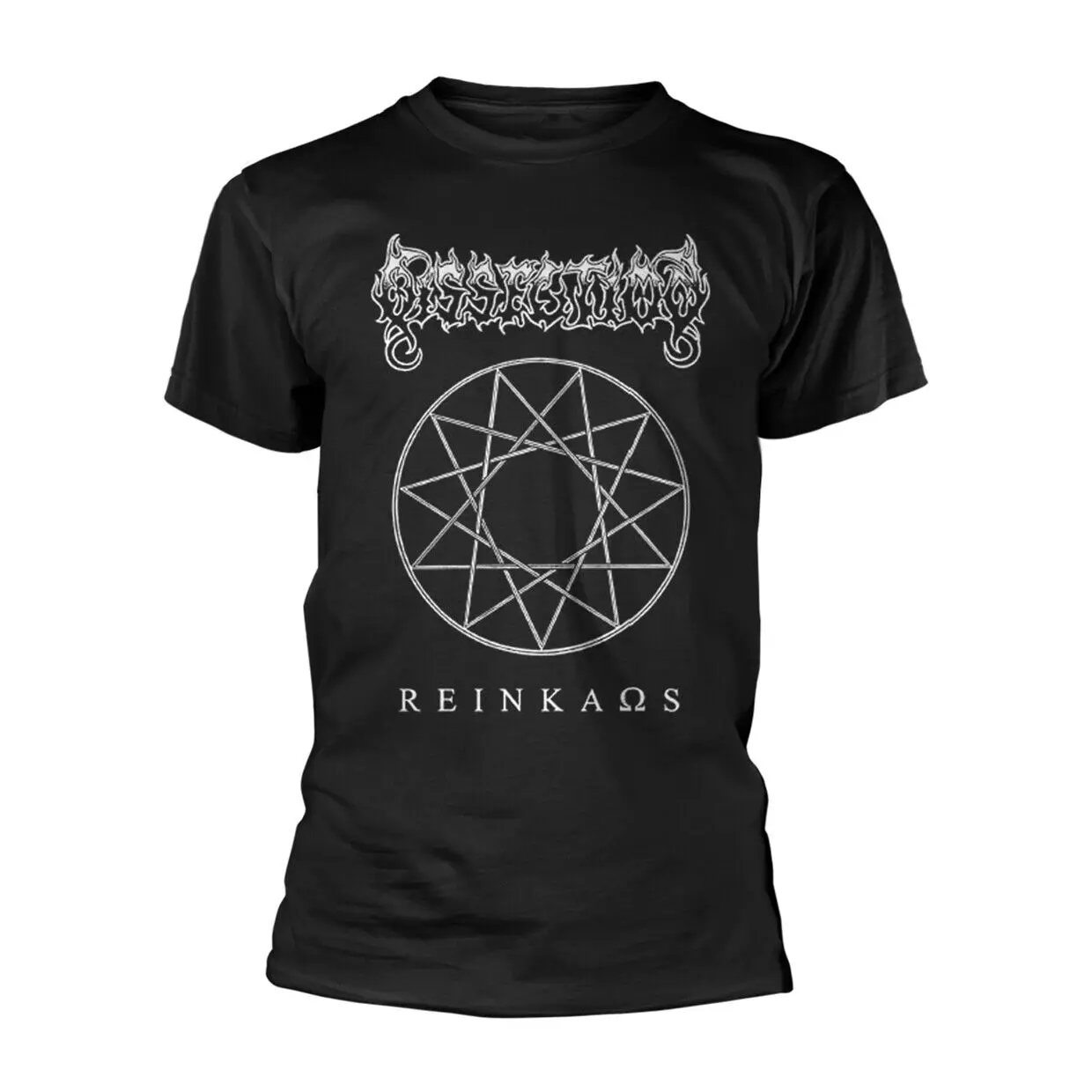 Рассечение-Черная футболка Reinkaos X-Large