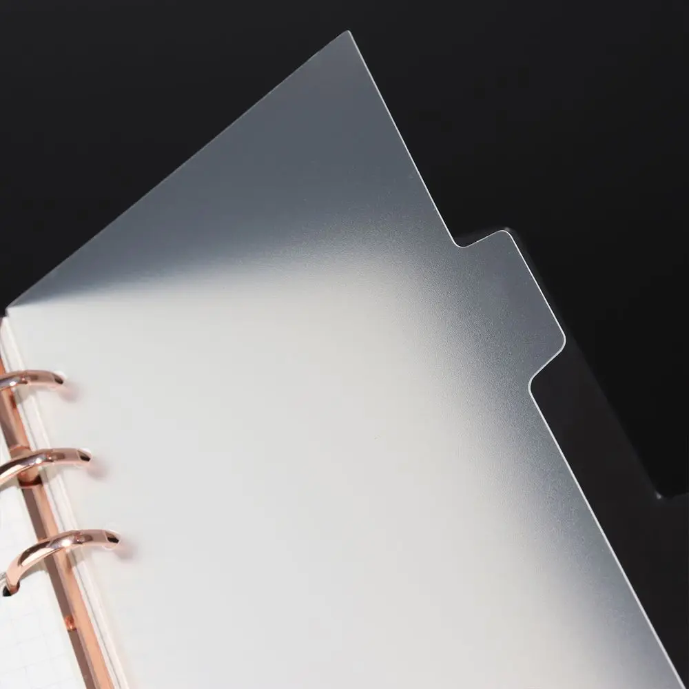 Loose Leaf Sticker Separator Page Binder Index Separator Diary Book Sticker Page Dividers Binder Index Dividers