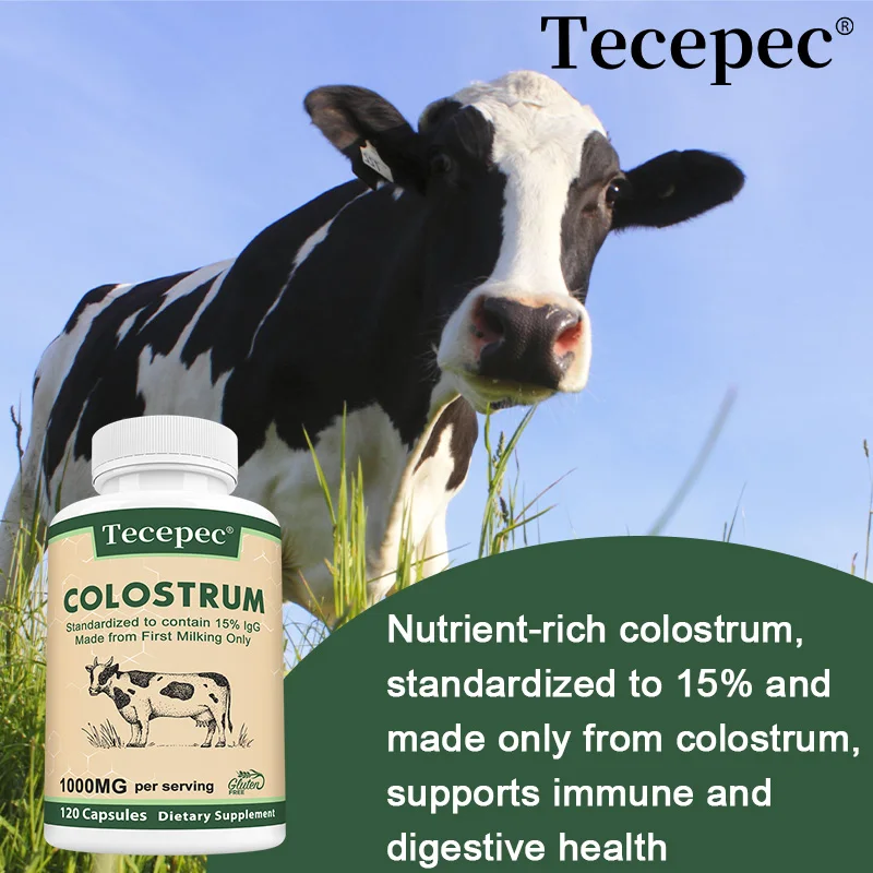 Colostrum Supplement (first Milk Colostrum Only, Standardized To Contain 15% IgG Immunoglobulins) Immune and Digestive Health