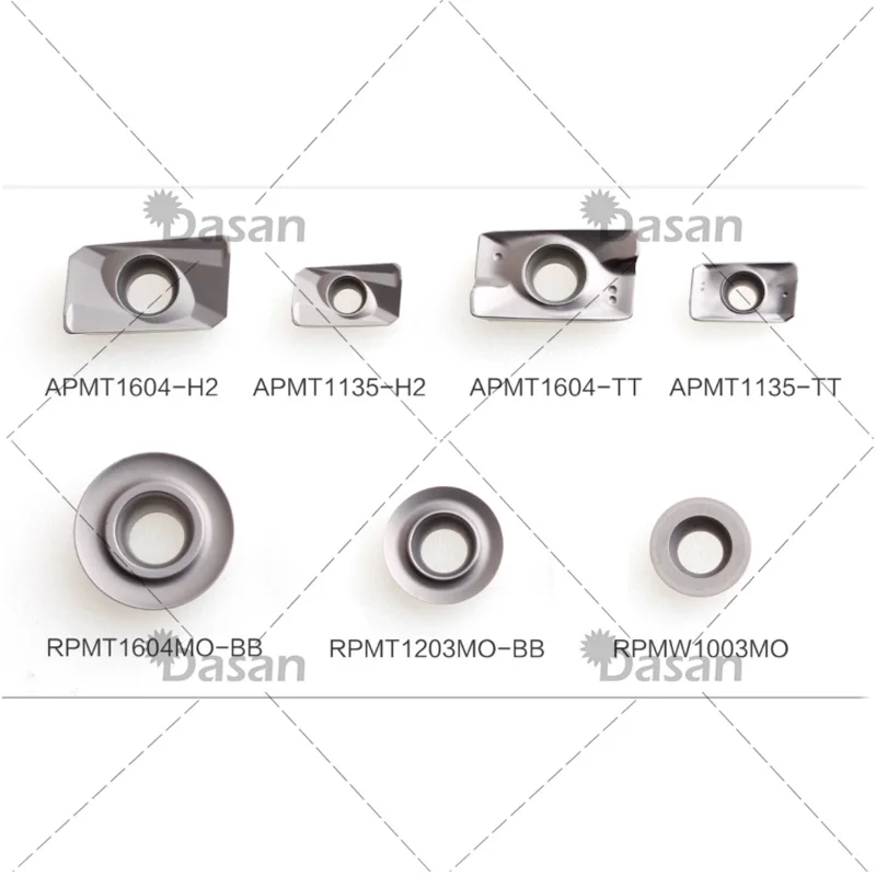 Cermet Plates APMT1135 APMT1604 RPMT1204MO RPMW1003MO RPMW1003 RPMT RPMT1604 DC3000 R5 R6 Milling Inserts Lathe Cutter for Steel