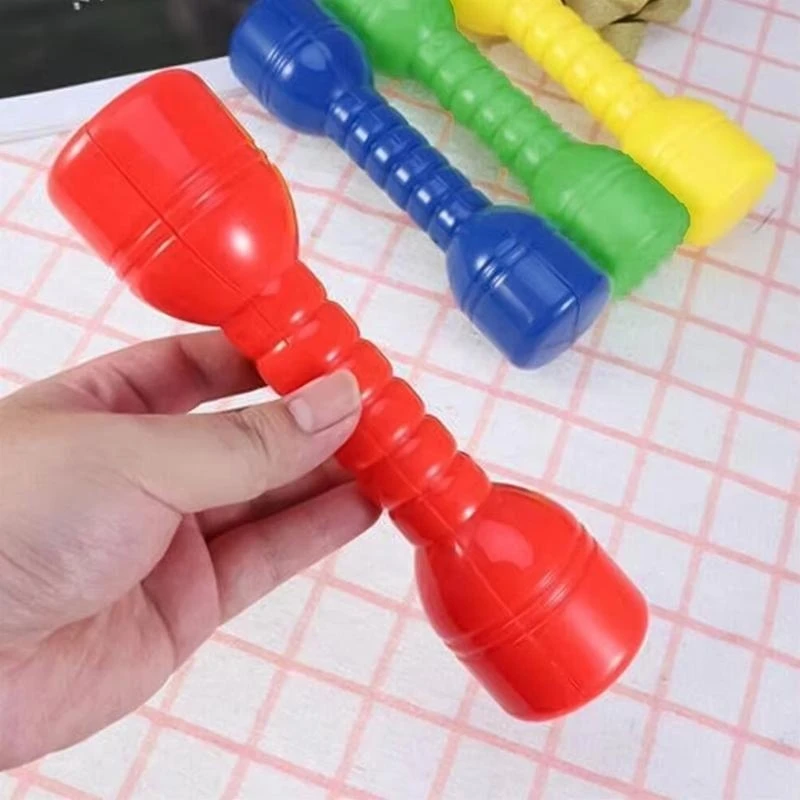 1 Pair Kids Weightlifting Dumbbells Plastic Home Exercise Dumbbell Children Weightlifting Set Exercise Fitness Dumbbells