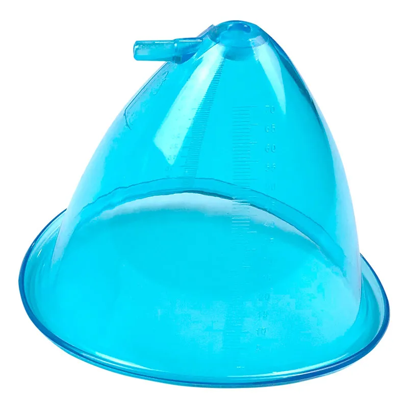 18CM 150ML XL Butt kubki plastikowe niebieskie duże kubki na pośladki powiększenie piersi wyszczuplające urządzenie próżniowe