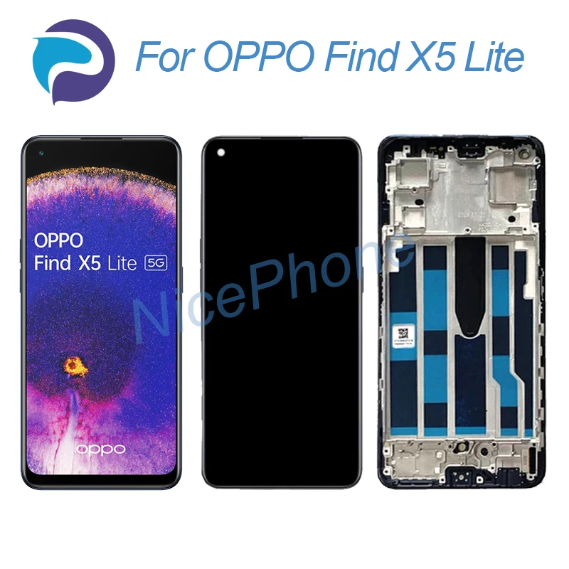 for OPPO Find X5 Lite LCD Screen + Touch Digitizer Display 2400*1080 CPH2371 Find X5 Lite LCD Screen Display