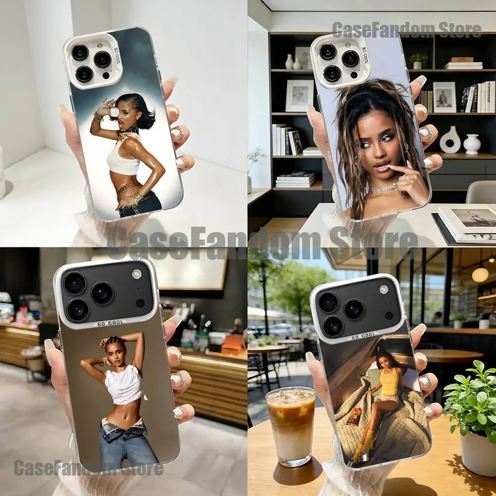 

Singer T-TylaS For White Candy Matte Cover iPhone 17,16,15,14,13,12,11,Mini,Pro,Plus