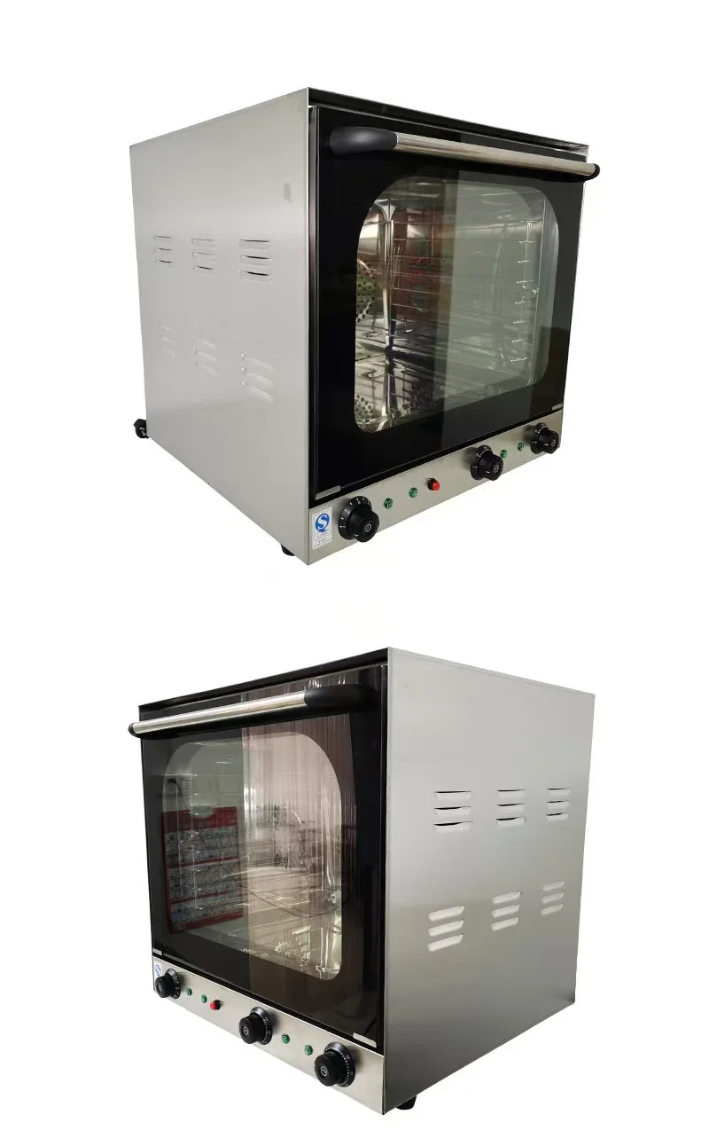 220V 2kw 65L Household 4-deck Electric Oven, Temperature Control Range: 50-300 Degrees, Suitable for Baking Bread