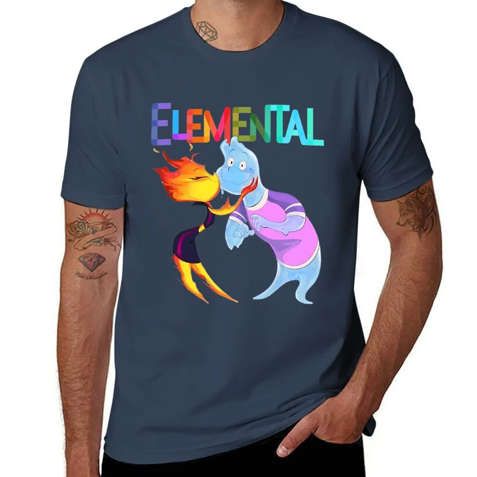 

Elemental - Wade & Ember T-Shirt Plus Size All Match Tee Shirt